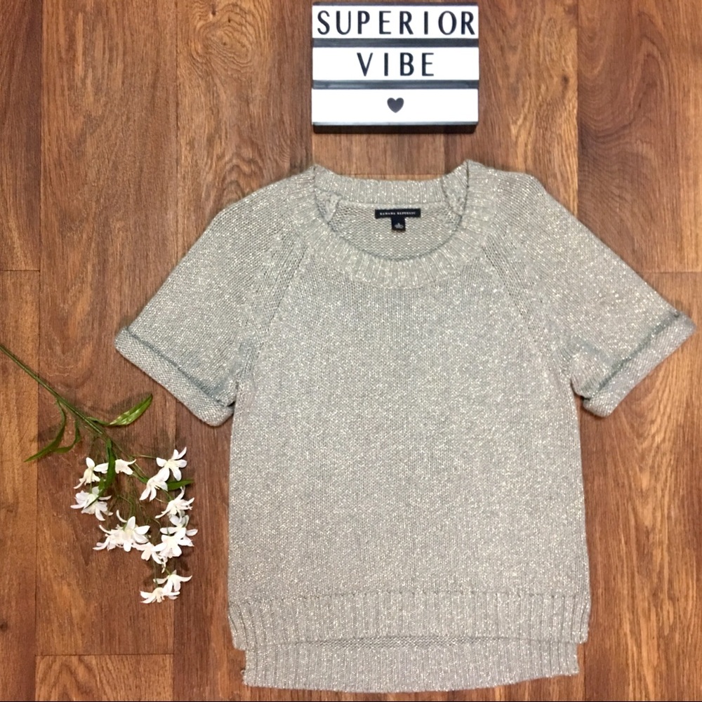 ✨Banana Republic✨ Short Sleeve Sparkle Sweater